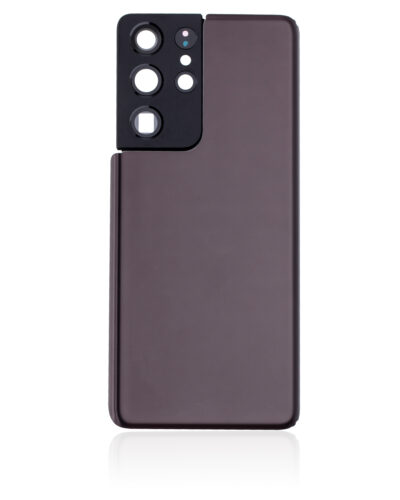 Cache arrière verre avec lentille de caméra pour Samsung Galaxy S21 Ultra (No Logo) (compatible qualité supérieure) (Phantom Brown) – Image 3