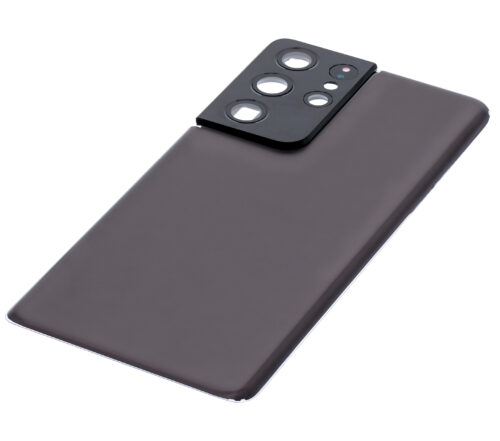 Cache arrière verre avec lentille de caméra pour Samsung Galaxy S21 Ultra (No Logo) (compatible qualité supérieure) (Phantom Brown) – Image 8