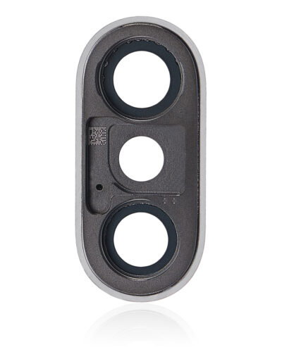 Objectif de caméra arrière avec support et cadre pour iPhone XS / XS Max (Aftermarket Plus) (Argent) (Lot de 10) – Image 4