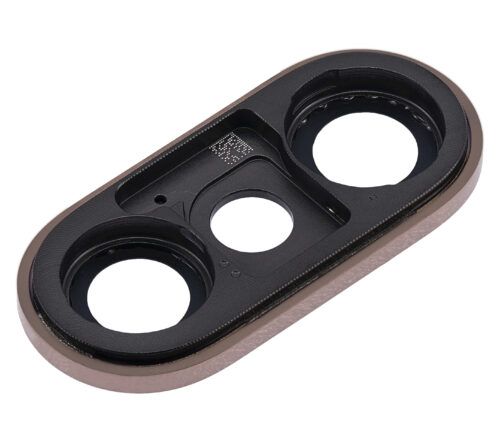 Back Camera Lens With Bracket & Bezel For iPhone XS / XS Max (Aftermarket Plus) (Gold) (10 Pack) – Image 5