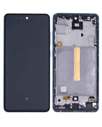 Écran LCD complet avec cadre (sans Finger Print capteur) pour Samsung Galaxy A52 4G (A525 / 2021) / A52 5G (A526 / 2021) / A52S (A528 / 2021) (Aftermarket: Incell) (Awesome Blue) – Image 2