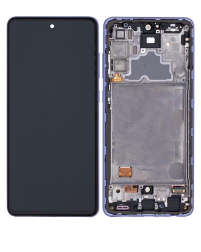 Bloc écran OLED avec cadre pour Samsung Galaxy A72 (A725 / 2021) (Service Pack) (Awesome Violet) – Image 2