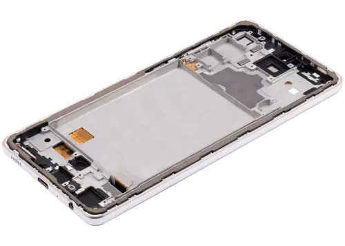 OLED Assembly With Frame For Samsung Galaxy A72 (A725 / 2021) (Aftermarket Plus) (Awesome White) – Image 6
