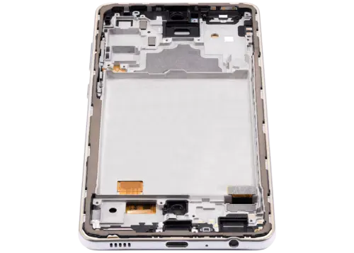 OLED Assembly With Frame For Samsung Galaxy A72 (A725 / 2021) (Aftermarket Plus) (Awesome White) – Image 8