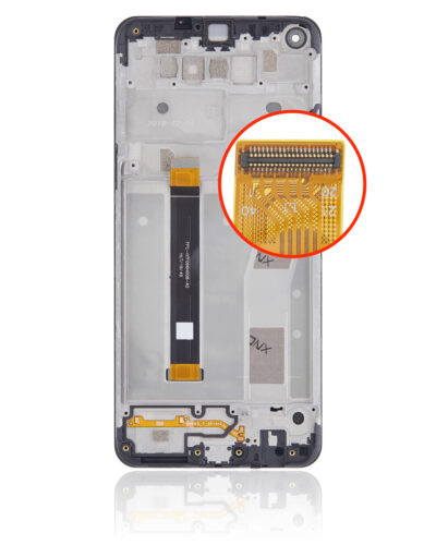 Écran LCD avec cadre pour LG K51S (reconditionné) (toutes couleurs) – Image 3