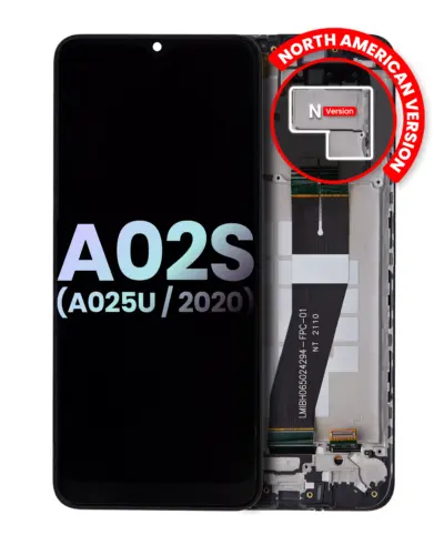 Écran LCD avec cadre pour Samsung Galaxy A02S (A025U / 2020) (version US) (lot de service) (Toutes les couleurs)
