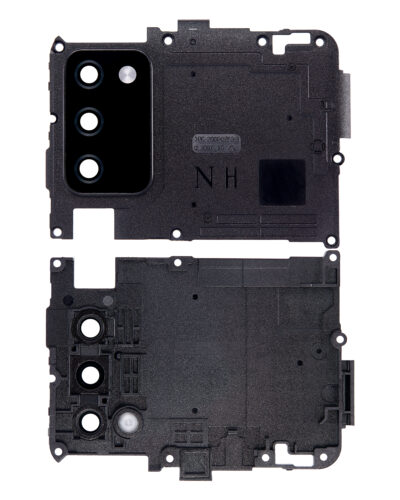 Caméra arrière lentille avec cache cadre Ring pour Samsung Galaxy A02S (A025 / 2020) (N Version) (noir) – Image 3