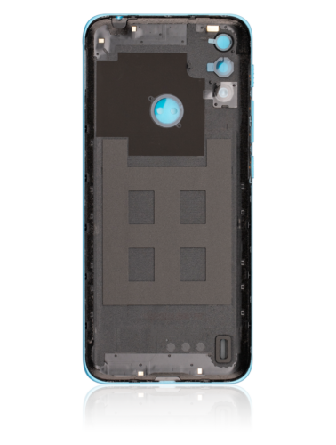 Coque arrière en verre pour Motorola Moto E7 Power (XT2097-6 / 2021) (Bleu Tahiti) – Image 4