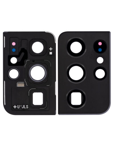 Objectif de caméra arrière avec anneau de protection pour Samsung Galaxy S21 Ultra 5G (Noir fantôme) – Image 3