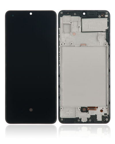 Écran OLED avec cadre pour Samsung Galaxy A32 4G (A325 / 2021) (Pièce de rechange Plus) (Noir brillant) – Image 2