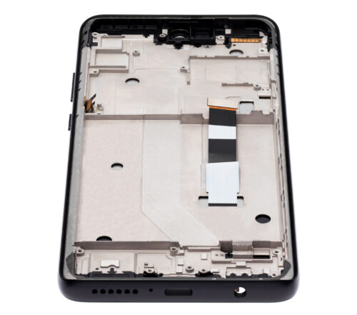 Écran LCD avec cadre pour Motorola One 5G Ace UW (XT2113-1 / 2021) (Remis à neuf) (Gris volcanique) – Image 8
