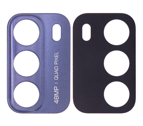 Support d'objectif de caméra arrière pour Motorola Moto G50 (XT2137 / 2021) (Bleu) – Image 3