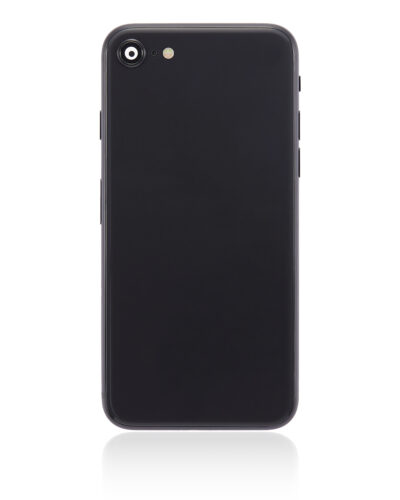 Back châssis W/ Small Components pré-installé pour iPhone SE (2020) (No Logo) (compatible qualité supérieure) (noir) – Image 4