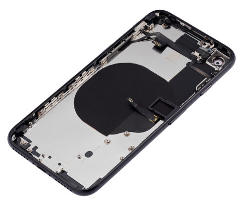 Back châssis W/ Small Components pré-installé pour iPhone SE (2020) (No Logo) (compatible qualité supérieure) (noir) – Image 7