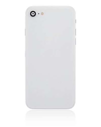 Coque arrière avec petits composants préinstallés pour iPhone SE (2020) (sans logo) (Adaptateur Plus) (Blanc) – Image 4