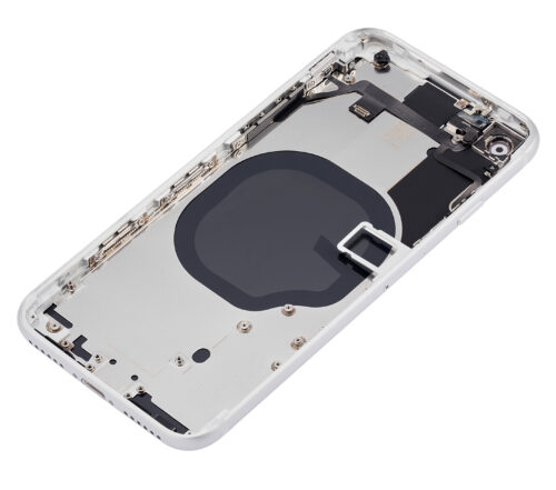 Coque arrière avec petits composants préinstallés pour iPhone SE (2020) (sans logo) (Adaptateur Plus) (Blanc) – Image 7
