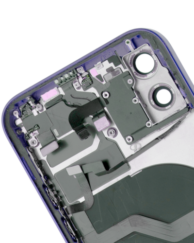Back Housing W/ Small Parts For iPhone 12 (US Version) (Used OEM Pull: Grade C) (Purple) – Image 8
