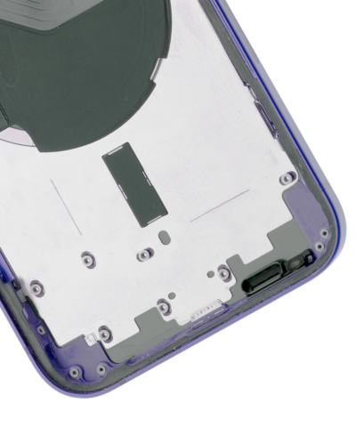 Back Housing W/ Small Parts For iPhone 12 (US Version) (Used OEM Pull: Grade C) (Purple) – Image 7
