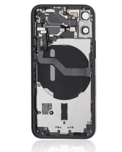 Back Housing W/ Small Parts For iPhone 12 Mini (US Version) (Used OEM Pull: Grade C) (Black) – Image 4