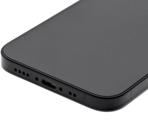 Back Housing W/ Small Parts For iPhone 12 Mini (EU / Global Version) (Used OEM Pull: Grade C) (Black) – Image 8