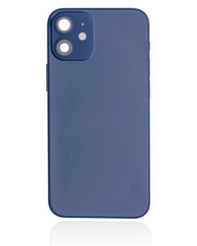 Coque arrière avec petites pièces pour iPhone 12 Mini (version UE/globale) (pièce d'origine d'occasion: grade C) (bleu) – Image 3