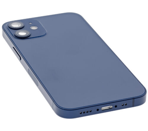 Back châssis W/ Small Parts pour iPhone 12 Mini (US Version) (Used OEM Pull: Grade C) (bleu) – Image 5