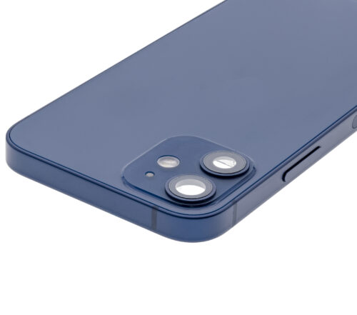 Coque arrière avec petites pièces pour iPhone 12 Mini (version UE/globale) (pièce d'origine d'occasion: grade C) (bleu) – Image 8
