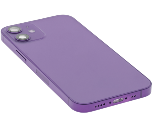 Back Housing W/ Small Parts For iPhone 12 Mini (US Version) (Used OEM Pull: Grade A) (Purple) – Image 8