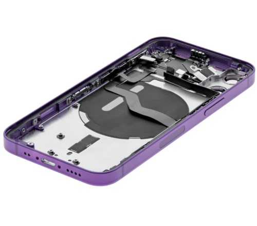 Back Housing W/ Small Parts For iPhone 12 Mini (US Version) (Used OEM Pull: Grade A) (Purple) – Image 7