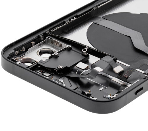 Back châssis W/ Small Parts pour iPhone 12 (EU / Global Version) (Used OEM Pull: Grade C) (noir) – Image 10