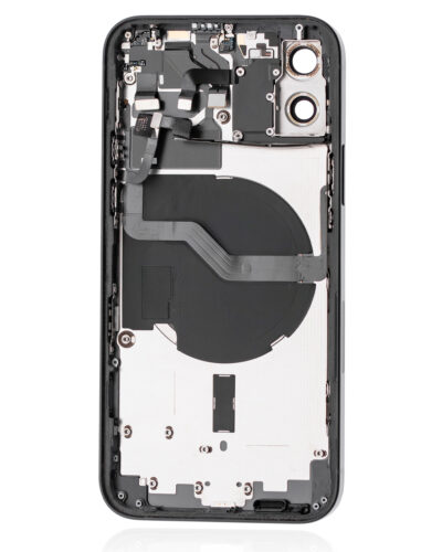 Coque arrière avec petites pièces pour iPhone 12 (version US) (Pièce d'origine d'occasion: Grade B) (Noir) – Image 4