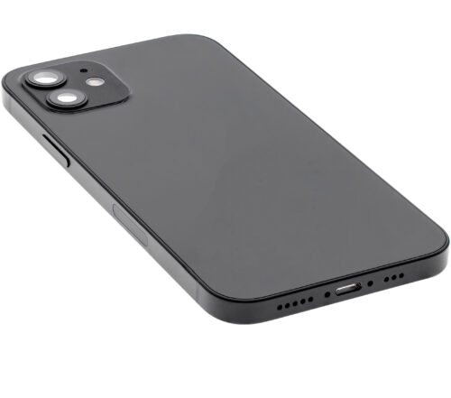 Back châssis W/ Small Parts pour iPhone 12 (EU / Global Version) (Used OEM Pull: Grade B) (noir) – Image 5
