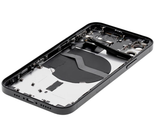 Back châssis W/ Small Parts pour iPhone 12 (EU / Global Version) (Used OEM Pull: Grade B) (noir) – Image 9