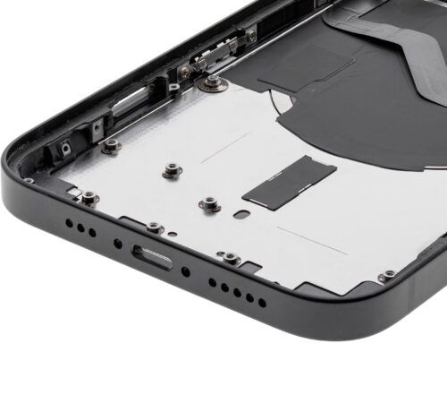 Back châssis W/ Small Parts pour iPhone 12 (EU / Global Version) (Used OEM Pull: Grade B) (noir) – Image 10