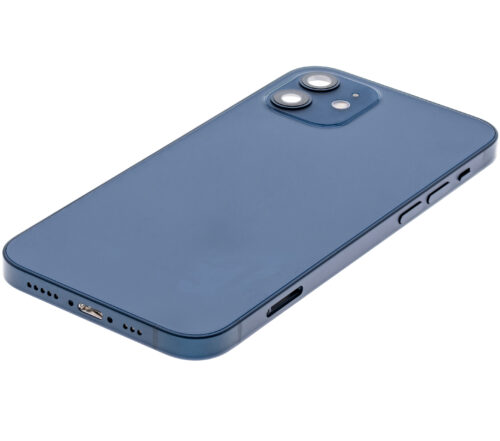 Back châssis W/ Small Parts pour iPhone 12 (US Version) (Used OEM Pull: Grade B) (bleu) – Image 6