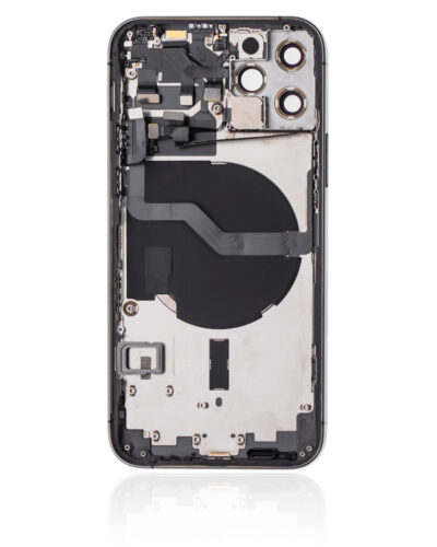 Coque arrière avec petites pièces pour iPhone 12 Pro (version UE/globale) (pièce d'origine d'occasion: grade B) (graphite) – Image 4