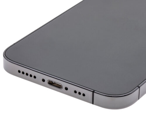 Coque arrière avec petites pièces pour iPhone 12 Pro (version UE/globale) (pièce d'origine d'occasion: grade B) (graphite) – Image 7