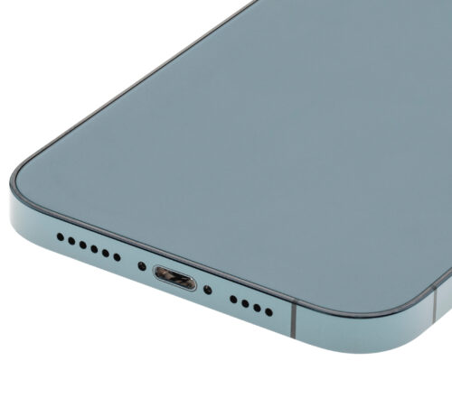 Coque arrière avec petites pièces pour iPhone 12 Pro Max (version UE/globale) (pièce d'origine d'occasion : grade B) (bleu Pacifique) – Image 7