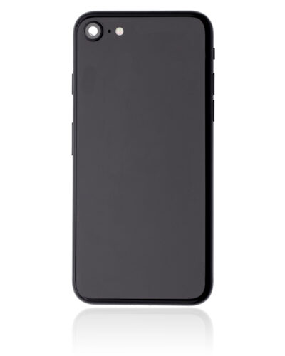 Back châssis W/ Small Components pré-installé pour iPhone SE (2020) (Used OEM Pull: Grade C) (noir) – Image 3