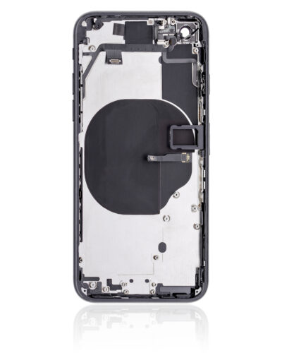 Back châssis W/ Small Components pré-installé pour iPhone SE (2020) (Used OEM Pull: Grade C) (noir) – Image 4