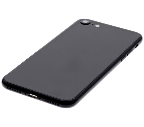 Back châssis W/ Small Components pré-installé pour iPhone SE (2020) (Used OEM Pull: Grade C) (noir) – Image 5
