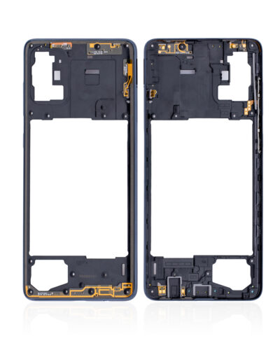 Mid-Frame Housing For Samsung Galaxy A71 (A715 / 2020) ( Aftermarket Plus) (Prism Crush Black) – Image 2