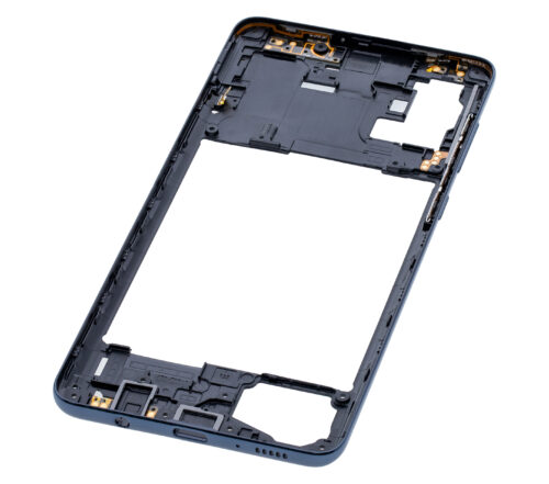 Mid-Frame Housing For Samsung Galaxy A71 (A715 / 2020) ( Aftermarket Plus) (Prism Crush Black) – Image 6