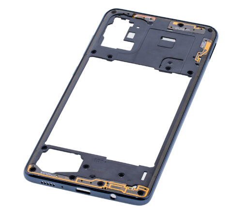 Mid-Frame Housing For Samsung Galaxy A71 (A715 / 2020) ( Aftermarket Plus) (Prism Crush Black) – Image 7