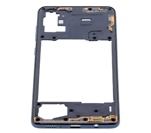 Mid-Frame Housing For Samsung Galaxy A71 (A715 / 2020) ( Aftermarket Plus) (Prism Crush Black) – Image 8