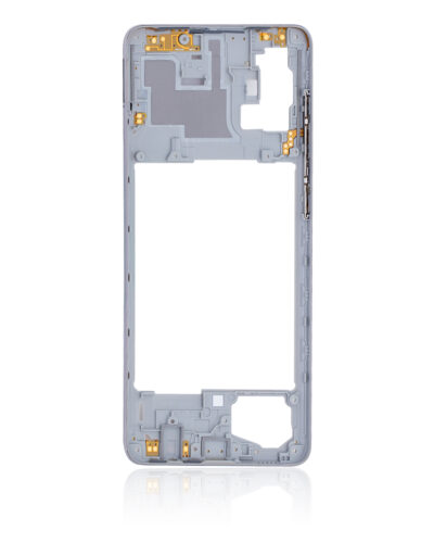 Boîtier intermédiaire pour Samsung Galaxy A71 (A715 / 2020) (compatible qualité supérieure) (Argent Prism Crush) – Image 4