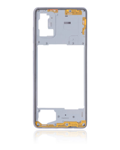 Boîtier intermédiaire pour Samsung Galaxy A71 (A715 / 2020) (compatible qualité supérieure) (Argent Prism Crush) – Image 3