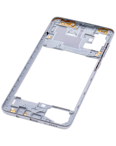 Boîtier intermédiaire pour Samsung Galaxy A71 (A715 / 2020) (compatible qualité supérieure) (Argent Prism Crush) – Image 6