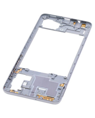 Boîtier intermédiaire pour Samsung Galaxy A71 (A715 / 2020) (compatible qualité supérieure) (Argent Prism Crush) – Image 7