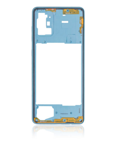 Mid-Frame Housing For Samsung Galaxy A71 (A715 / 2020) (Aftermarket Plus) (Prism Crush Blue) – Image 3